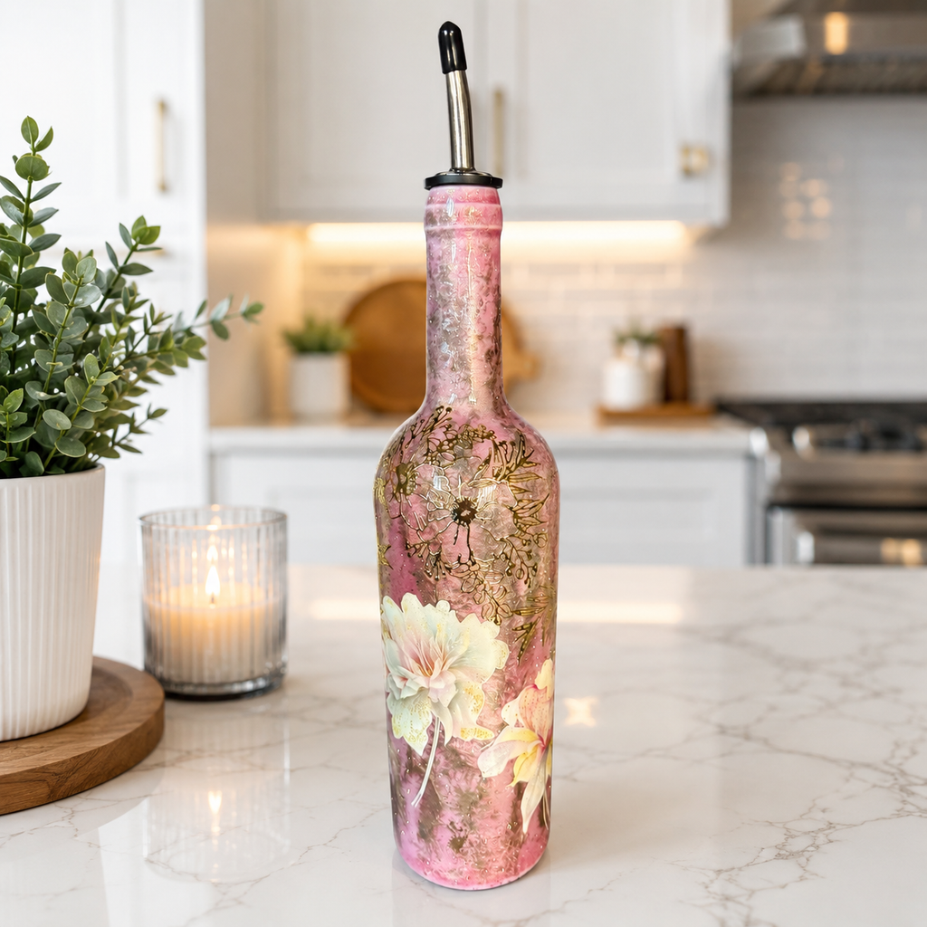 Pink Patina Oil Dispenser